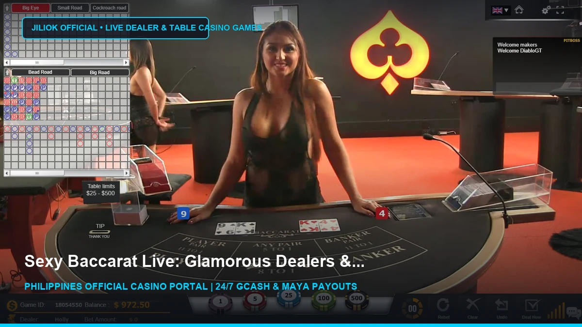 Live Dealer Baccarat - Top Online Casinos & Real-Time Play 2026 - JILIOK Casino Philippines