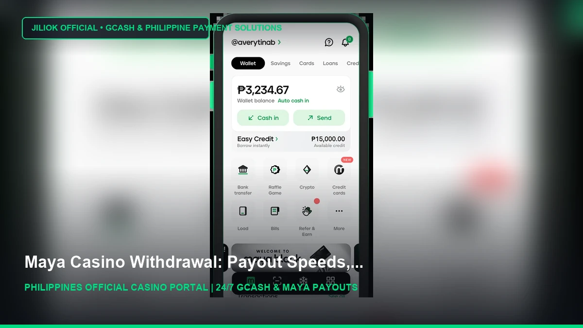 Maya Center Services - Cash In / Cash Out - Maya.ph - JILIOK Casino Philippines